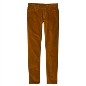 Patagonia Fitted Corduroy Pants Sz 26 Bence Brown